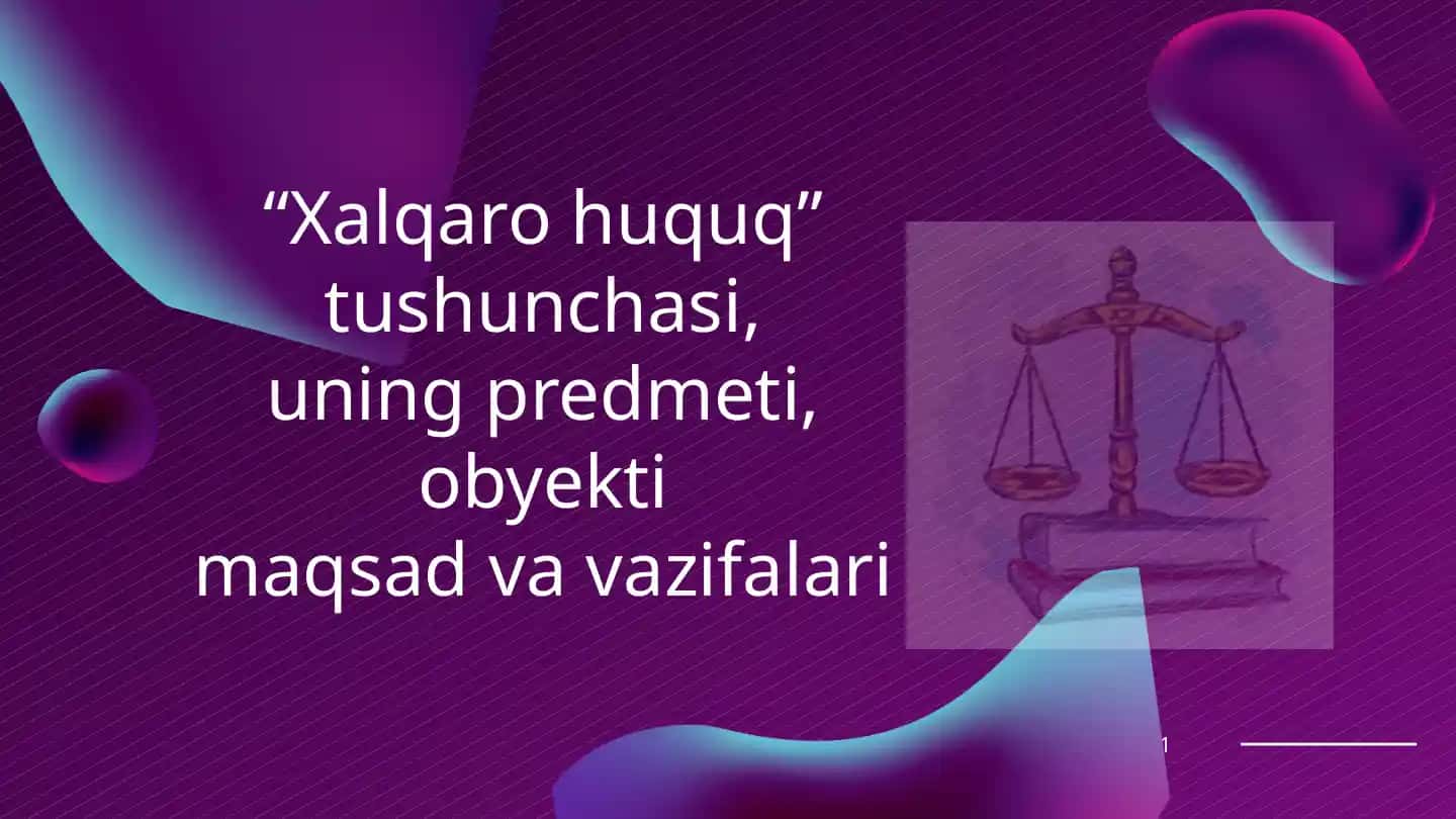 Xalqaro Huquq Tushunchasi