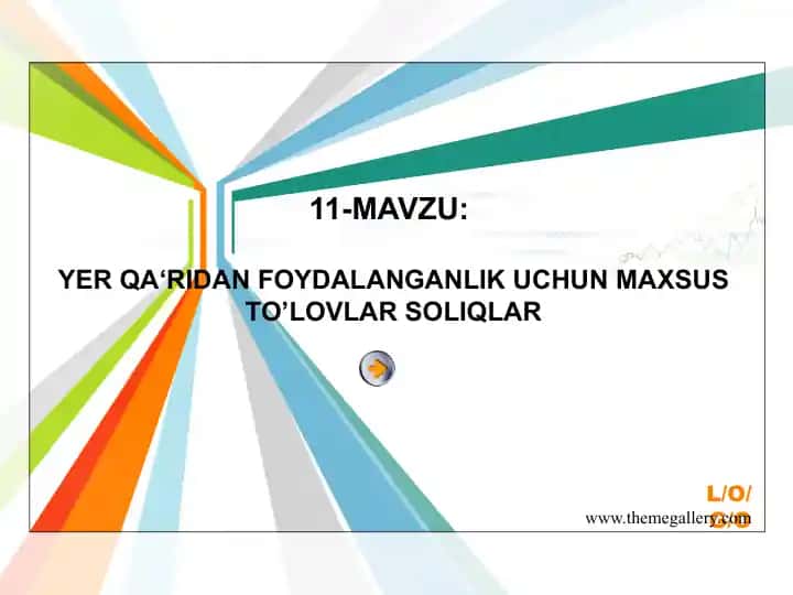 Yerqa‘ridan foydalanganlik uchun maxsus to’lovlar