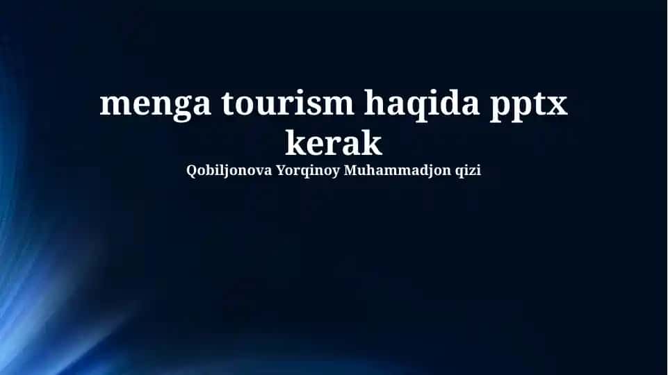 Menga turizmining jozibador joylari