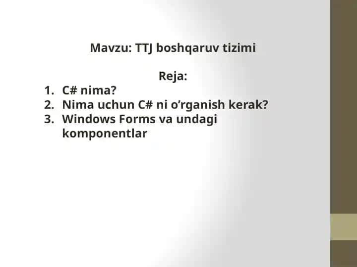 C#