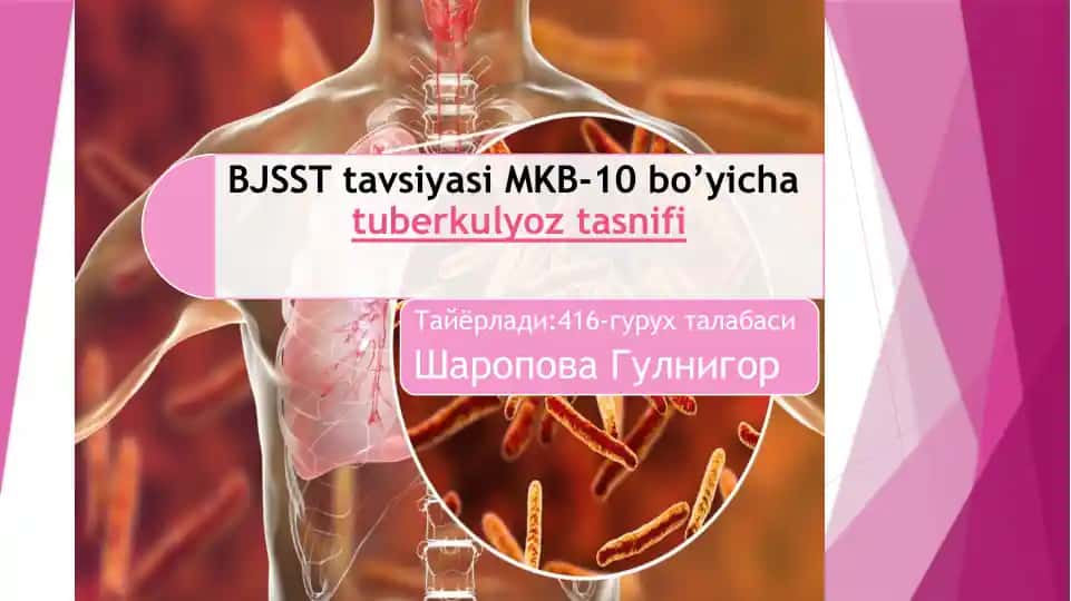 Asosiy klinik ko’rinishlari