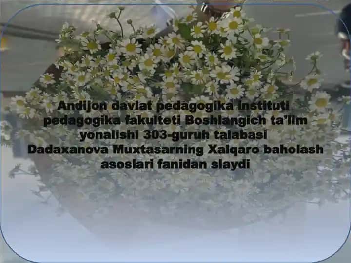 Andijondavlatpedagogikainstituti pedagogikafakulteti Boshlangichta'limyonalishi