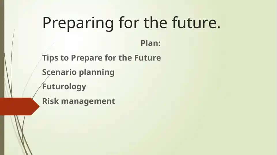 Tips to Prepare for the Future