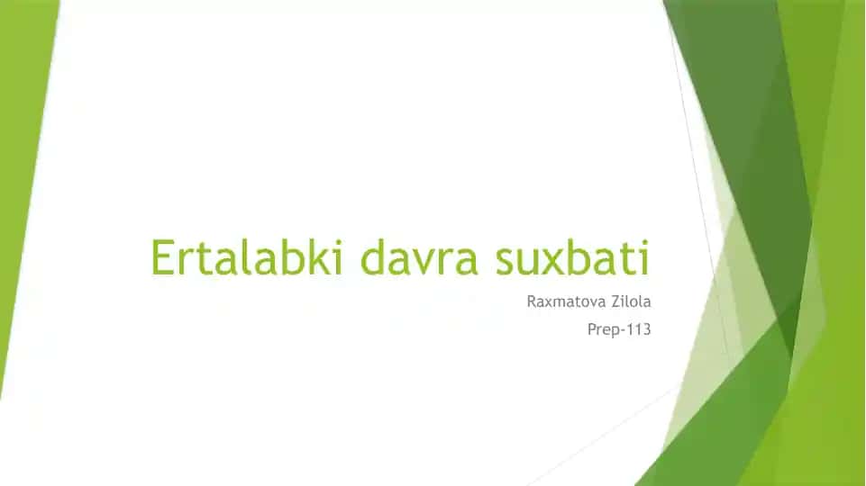 Dushanba Madaniyi giyenako’nik masi