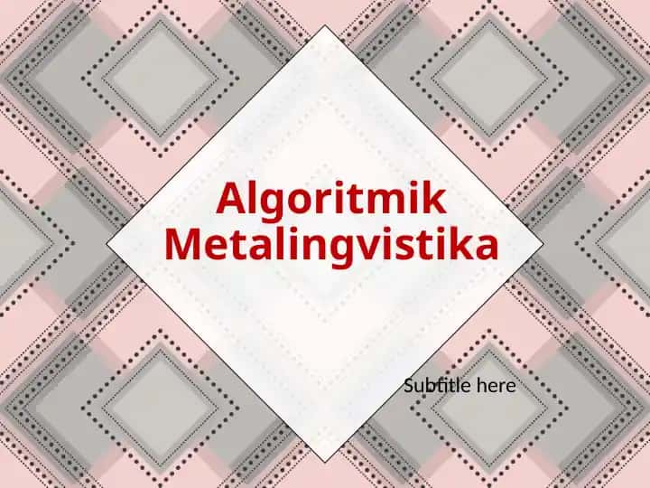 Algoritmik Metalingvistika