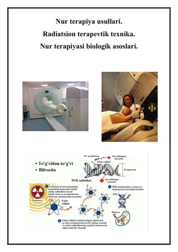 Nur terapiyasi usullari