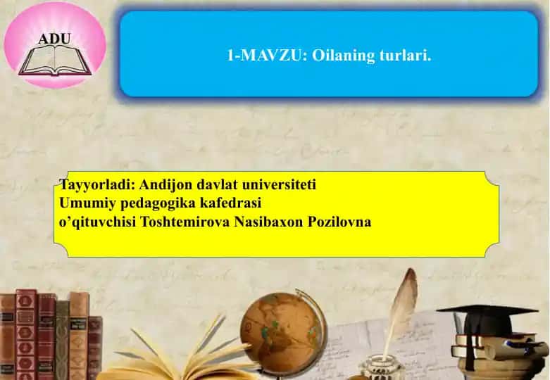 Oilaning Turarlari