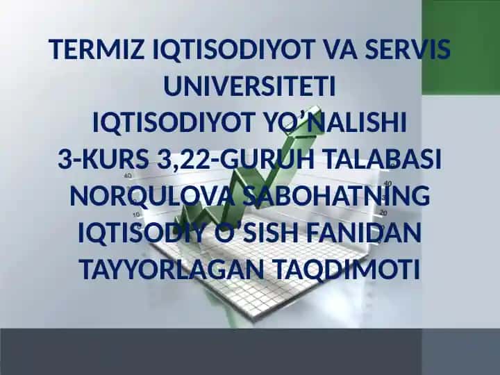 DAVLATLAR O'RTASIDA DAROMADLAR TAQSIMOTI