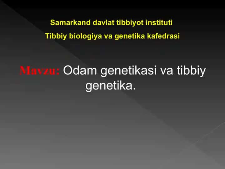 Samarkand Davlat Tibbiyot Instituti