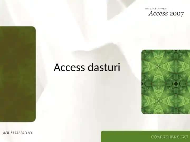 Access dasturi