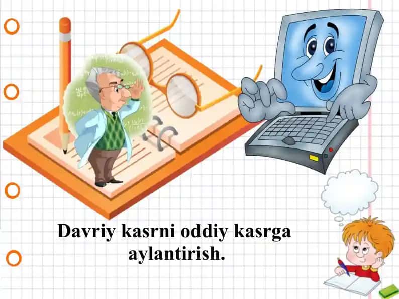 Davriy kasrni oddiy kasrga aylantirish