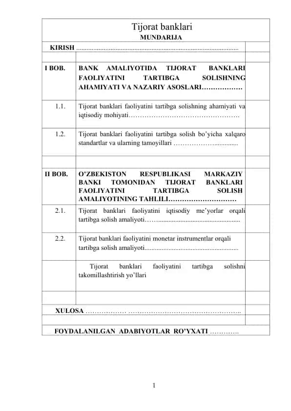 Tijorat banklari