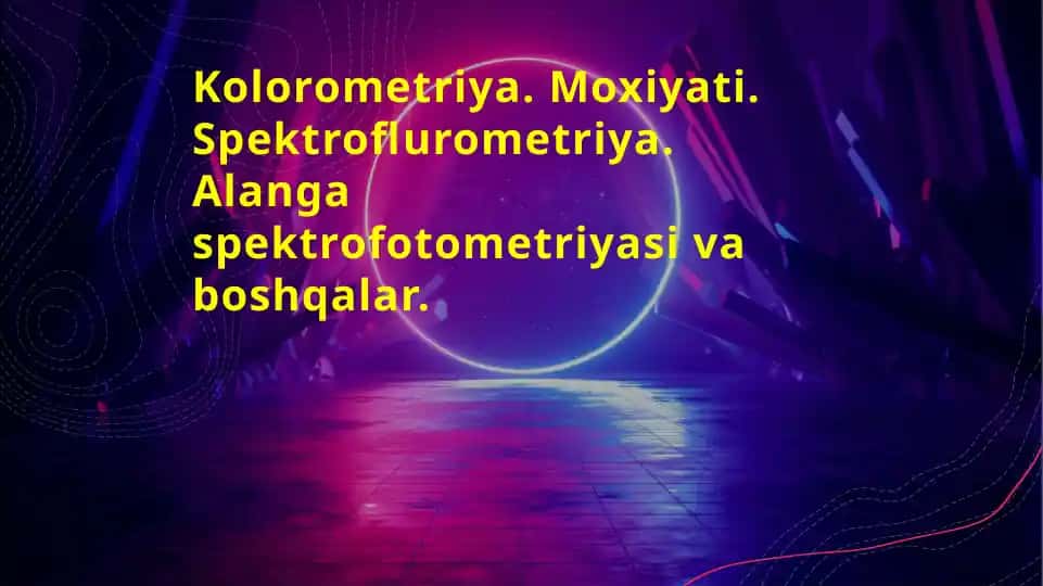 Kolorimetriya