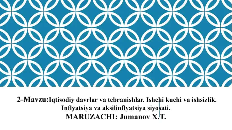 Iqtisodiy davrlar va tebranishlar