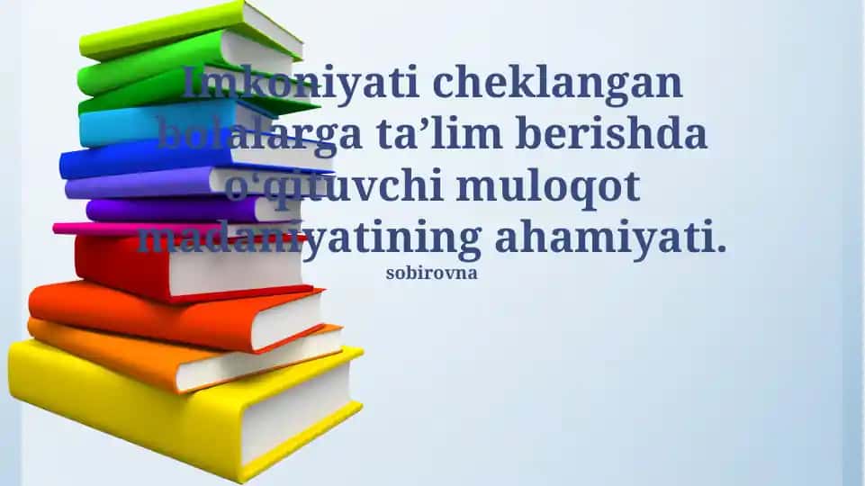 Muloqot madaniyatining ahamiyati o'qituvchilarga
