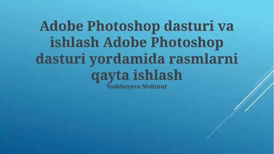 Adobe Photoshop