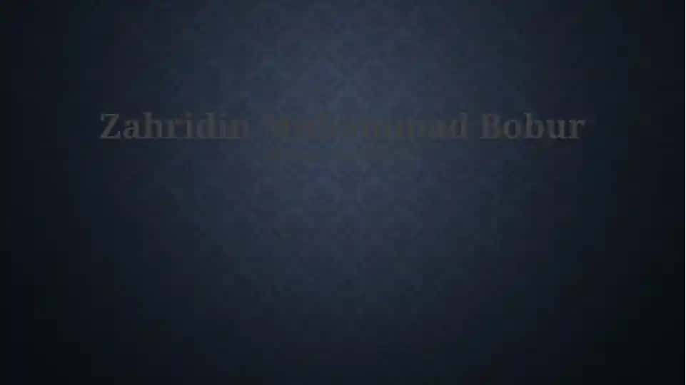 Zahridin Muhammad Bobur
