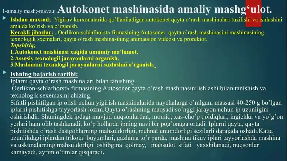 Autosoner qayta o'rash mashinasi