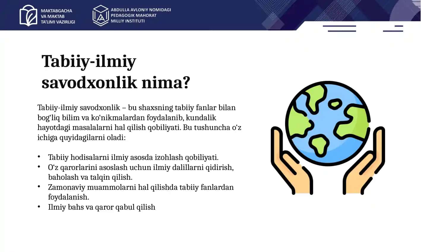 Tabiiy-ilmiy savodxonlik