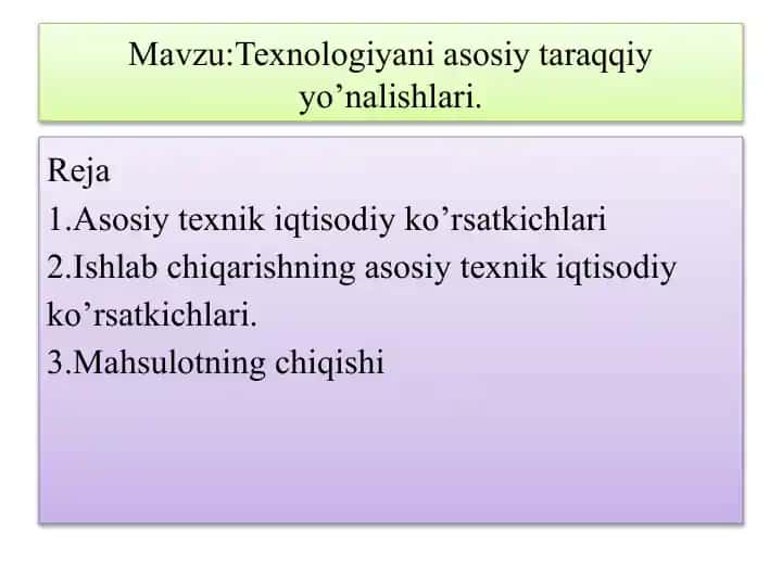 Texnologiya