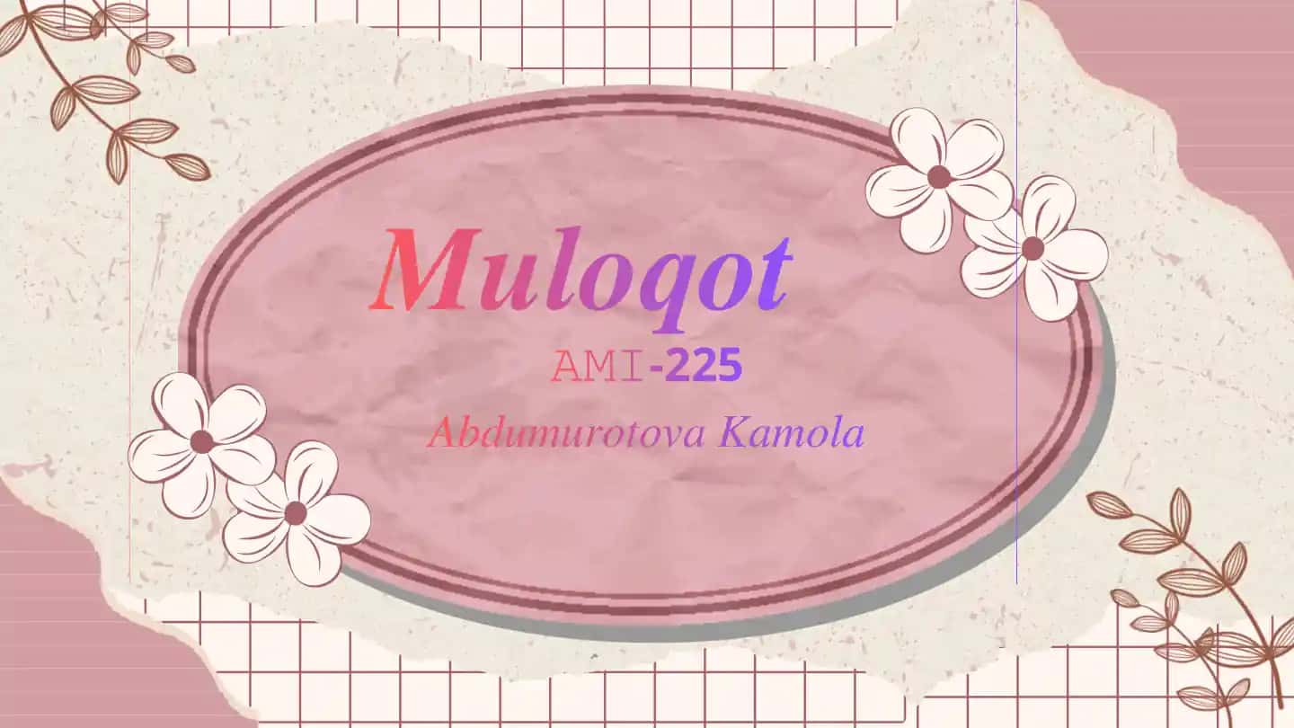 Muloqot