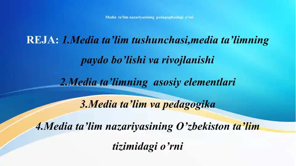 Mediata'lim nazariyasi
