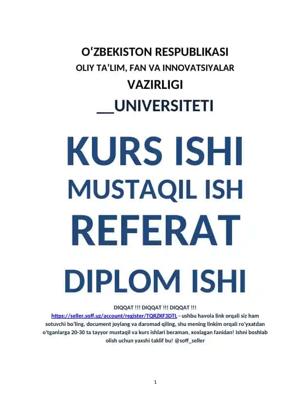 1-sinf matematika darslarida geometrik materiallar bilan ishlash metodikasi