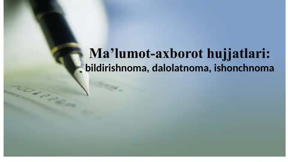 Bildirishnomalar