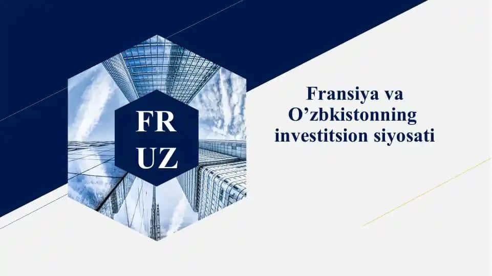 Fransiya va O’zbekistonning investitsion siyosati