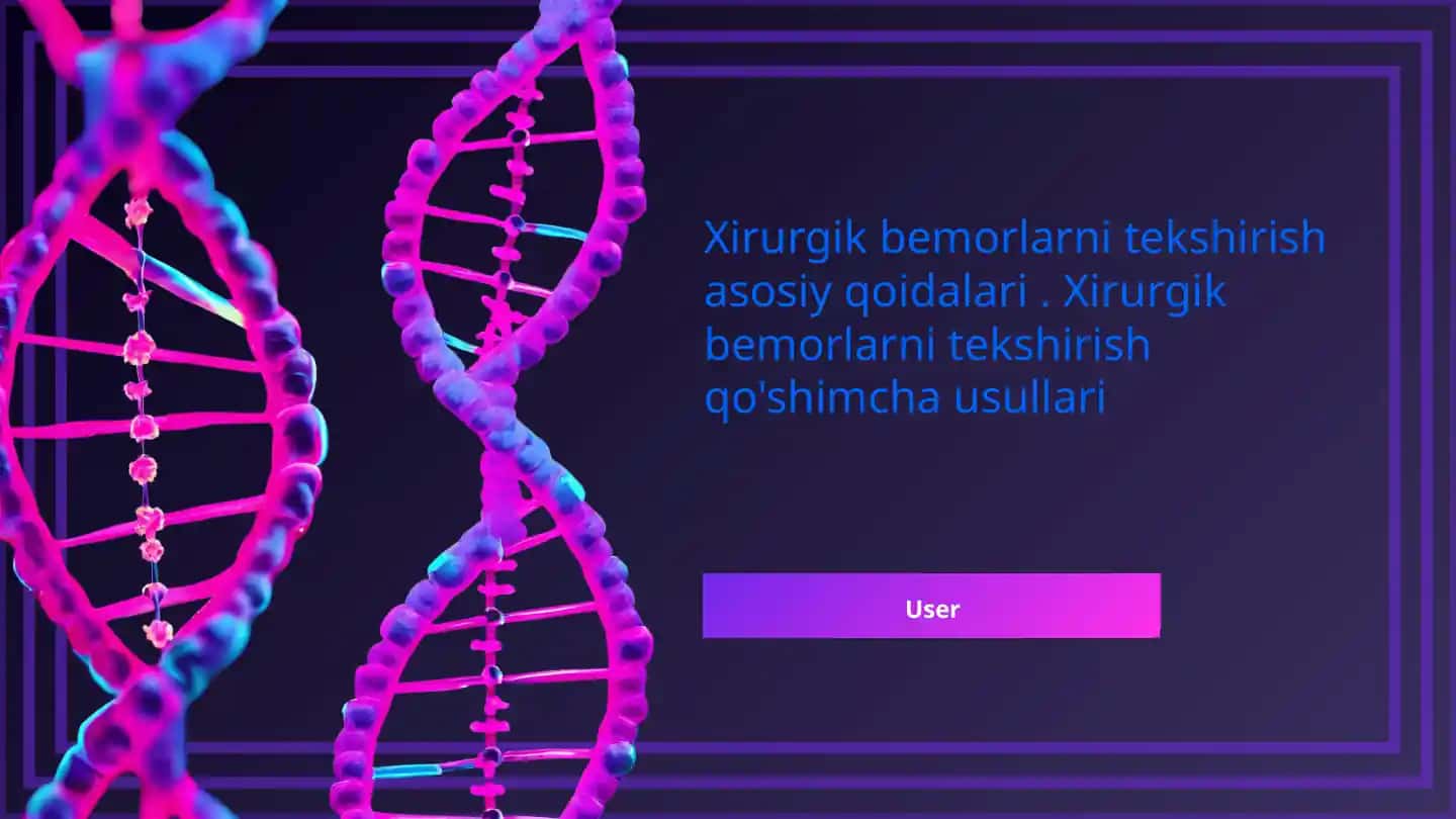Xirurgik bemorlarni tekshirish asosiy qoidalari