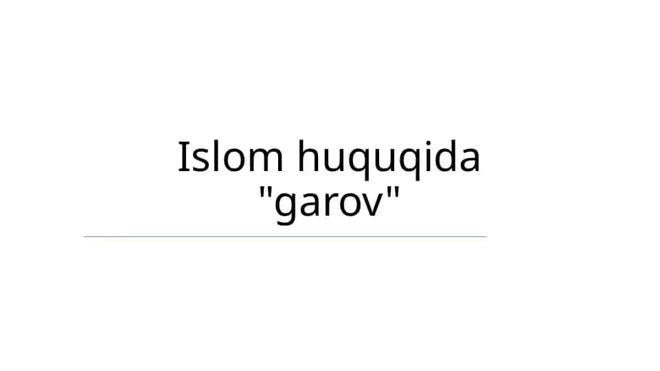 Garov