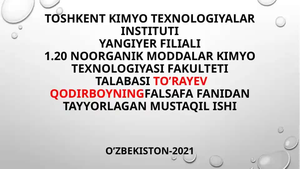 Markaziy Osiyoda Qadim Zamanlarda Falsafiy Qarashlar