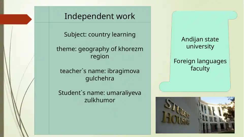 Geography of Khorezm Region