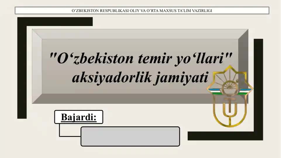 O‘zbekiston temir yo‘llari aksiyadorlik jamiyati