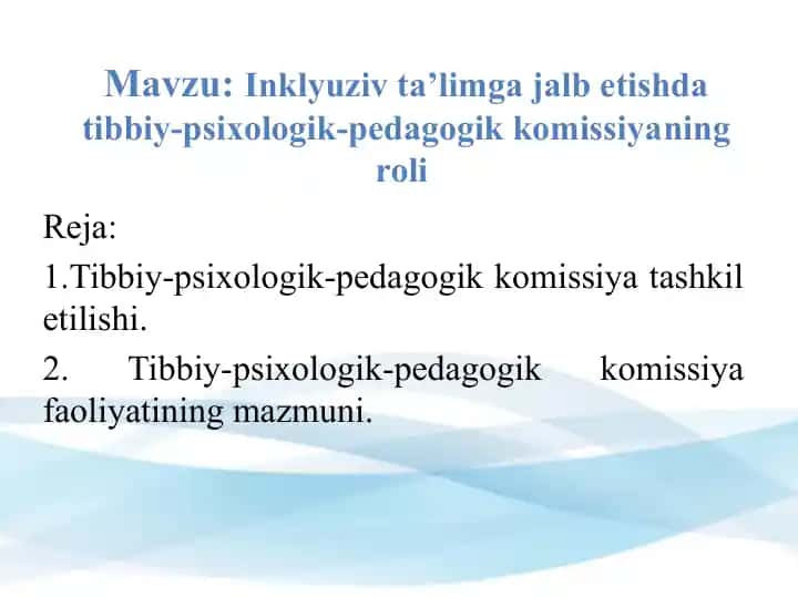 Tibbiy-Psixologik-Pedagogik Komissiya