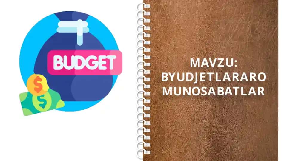 Byudjetlararo munosabatlarning tushunchalari va umumiy ko'rsatkichlari