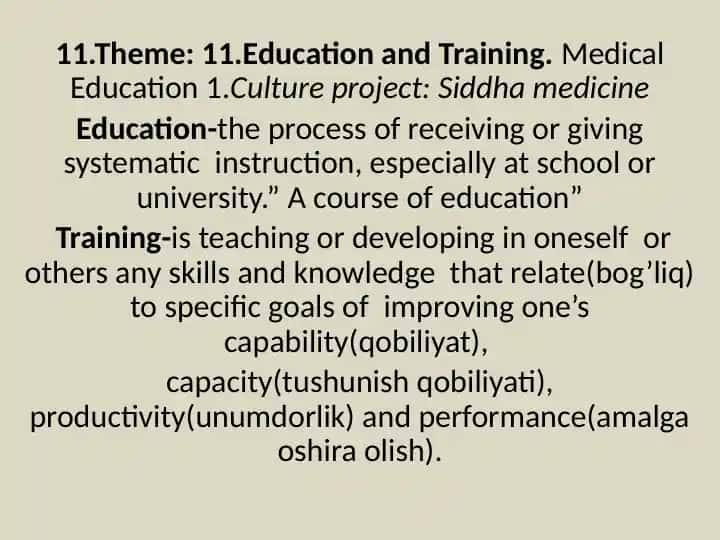 Medical Education