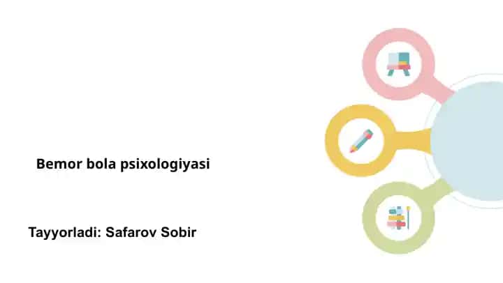 Bemor bola psixologiyasi