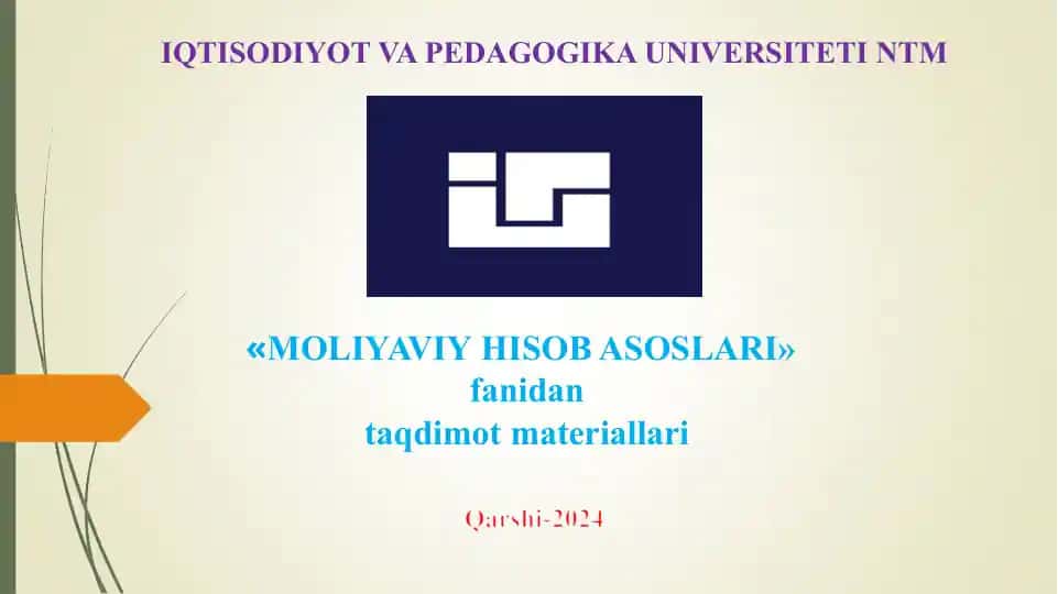 Tovar-Moddiy Zaxiralar hisobi