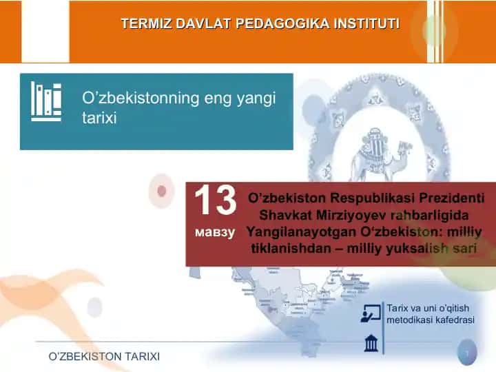 O‘zbekistonning eng yangi tarixi