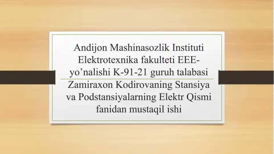 Sinxron generatorlarni qo’zg’atish tizimlari