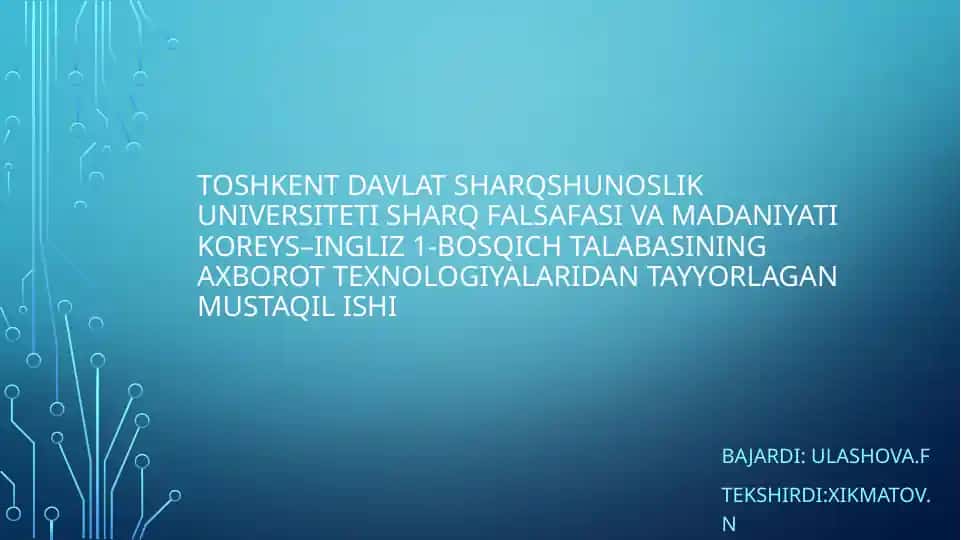Elektron pochta va Kompyuter tarmoqlari