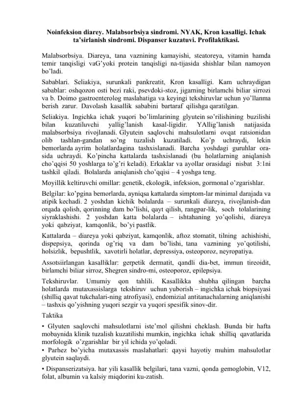 Malabsorbsiya Sindromi