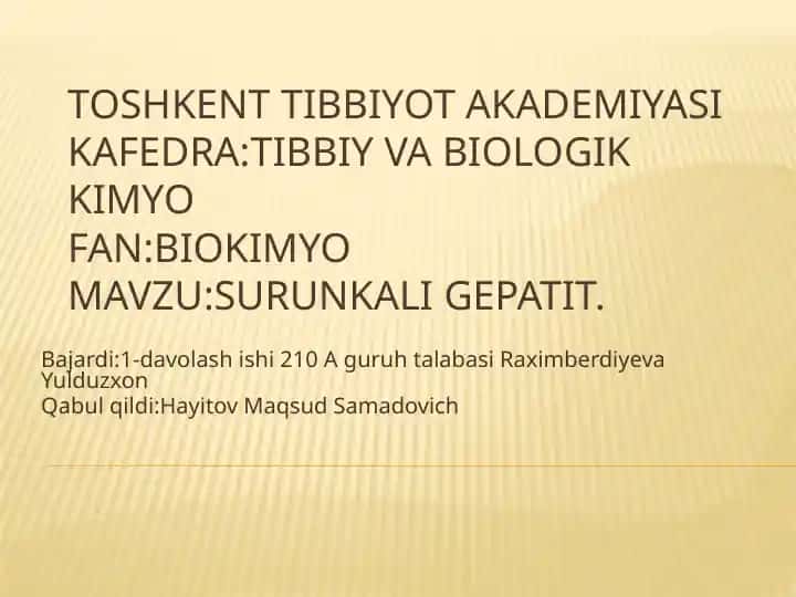 Surunkali gepatit