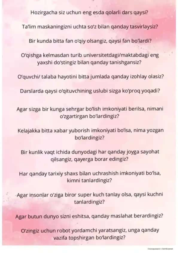Eng esda qolarli darslar