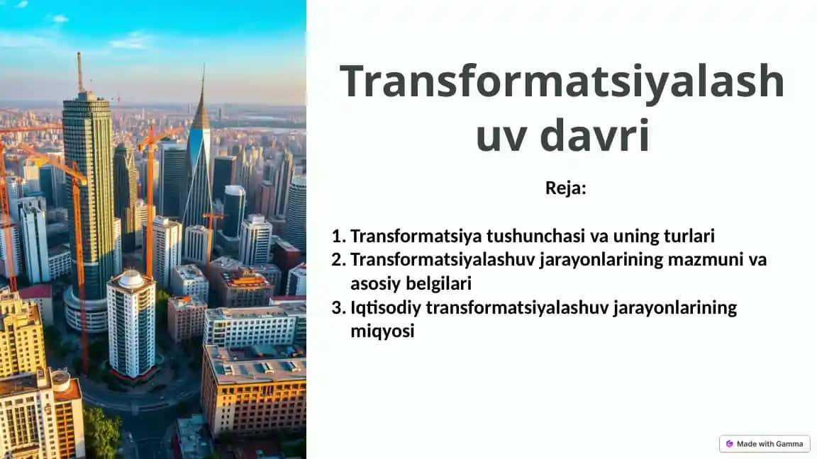 Transformatsiyalashuvdavri