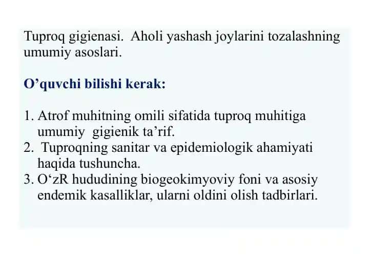 Tuproq gigienasi