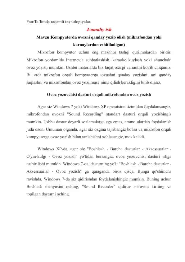 Mikrofon