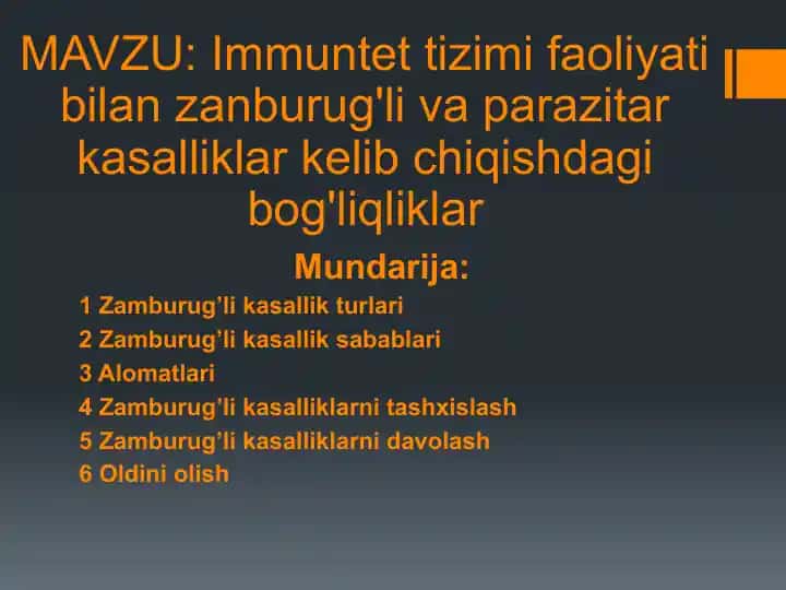 Zamburug’lik asalliklar