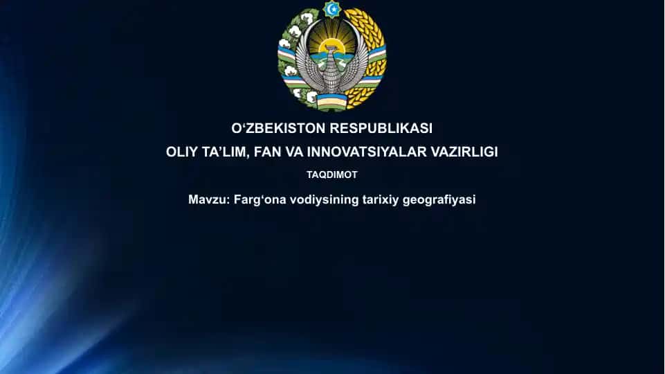 Farg'ona vodiysining tarixiy geografiyasi
